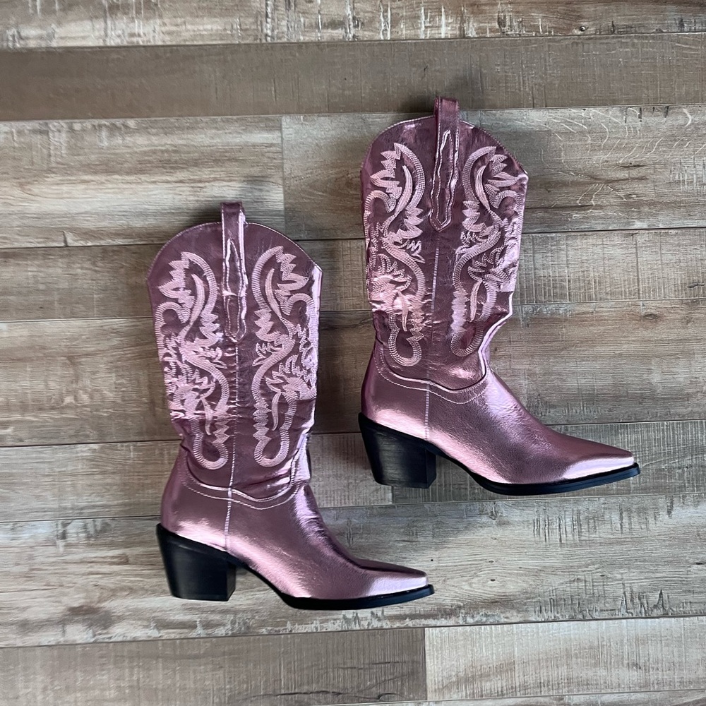 Billini Danilo Light Pink Western boot size 6 - Picture 2 of 8